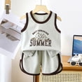 thumbnail image 2 of KEXE Baby Boy Clothes Baby Boy Clothes 3-6 Months Toddler Boy Summer Short Sleeve T-Shirt And Short Set, 2 of 4