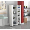 thumbnail image 2 of Inval White Kitchen Storage Pantry, 2 of 5