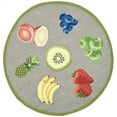 thumbnail image 5 of SAFAVIEH Chelsea Brittania Fruit Lovers Wool Area Rug, Stone, 8'9" x 11'9", 5 of 10