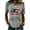Grey, variant on 250 Anniversary Usa Shirt Women Soft And Flowy Casual T Shirt For Comfortable Relaxed Fit Everyday Basic Top With Classic Design