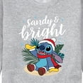 thumbnail image 3 of Lilo & Stitch - Sandy And Bright - Men's Crew Neck Fleece Pullover, 3 of 5