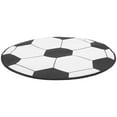 thumbnail image 1 of unbranded Tapete Redondo Decorativo Estampado Fútbol Para Con Textura Cómoda Y Acabado Detallado, 1 of 6