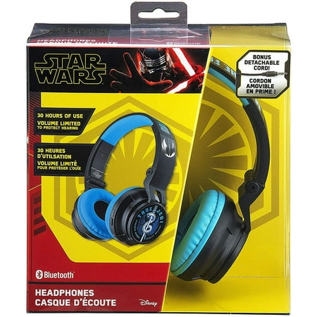 eKids - Star Wars B50 Wireless On-Ear Headphones - Yellow/White