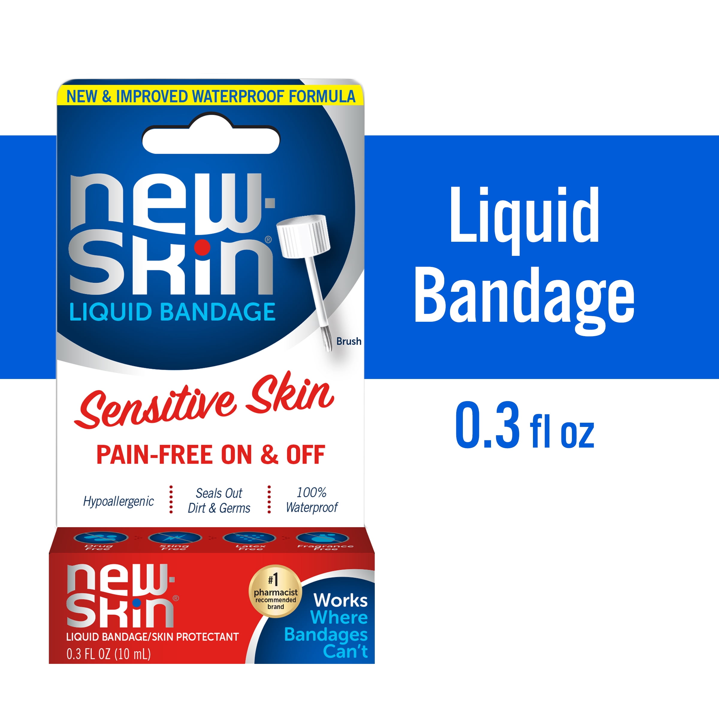 New-Skin Liquid Bandage for Sensitive Skin, 0.3 fl oz