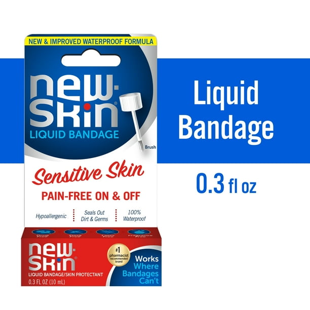 NewSkin Liquid Bandage for Sensitive Skin, 0.3 fl oz