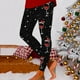 thumbnail image 1 of MKLEKYY Leggings de compresión para mujer Leggings con estampado de copos de nieve navideños de cristal rojo para mujer para uso deportivo, 1 of 4