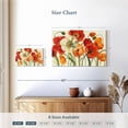 thumbnail image 4 of Elephant Stock Poppies Melody Wall Art - Horizontal Canvas Wall Art - Living Room Wall Decor - Floral And Botanical Canvas - Orange And Red Decor By Lisa Audit - 12" x 8", 4 of 8