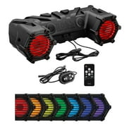 BOSS Audio Systems ATV30BRGBK ATV UTV Stereo System Package - Weatherproof, 6.5 Inch Full Range Speakers, Tweeters, Built-in Amplifier, Bluetooth Audio, ATVYA2 Y Adapter to Connect ATV30BRGB’s