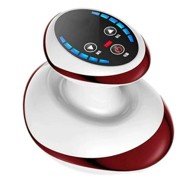 Electric Massage Scraping Body Massage Smart Electric Vacuum Cupping Heating Suction Cup Device Back Neck Arm Massger,B