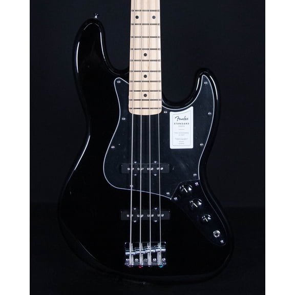 Pre-Owned Fender Standard Jazz Bass, Maple FB, Black