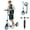 Blue, variant on UPGO Kick Scooter for Ages 6+, Kids, Teens & Adults, 240 lb Max Load, Foldable, 8-Inch Wheels,Blue