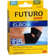 Mueller Adjustable Elbow Support 75217 - Black One Size - Walmart.com ...