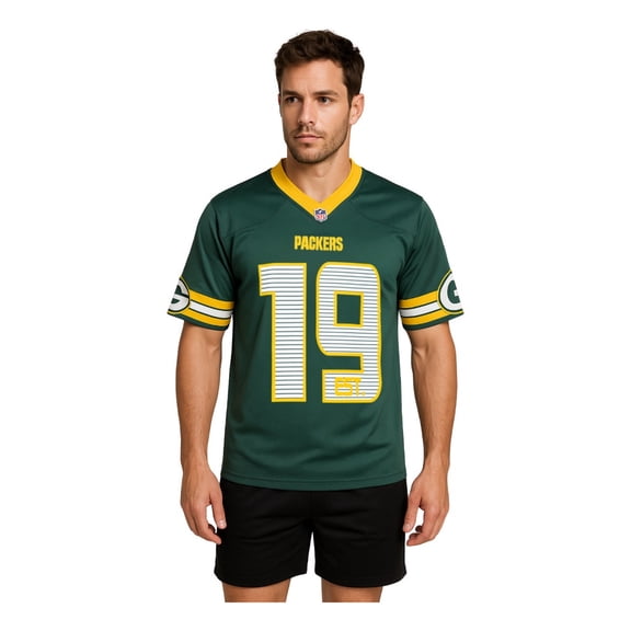 NFL Playera Aficionado Green Bay Packers Verde para Hombre, Talla Mediana