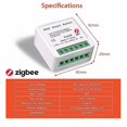 thumbnail image 3 of Lishi Zigbee 3.0 Mini Smart Switch (10pcs) - Yandex Alice Tuya Smart Home DIY Light, 3 of 5