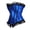 Blue, variant on Gothic Corset for Women Lace up Bustier Corset Top White S