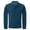 Blue, variant on Mfakffe Men Knit Long Sleeve Polo Shirts Solid Collared Button Placket Daily Tops Soft Breathable Spring Fall Casual Layering Apparel