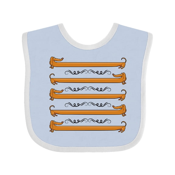 Inktastic Dachshund Dog Funny Puppy Boys or Girls Baby Bib