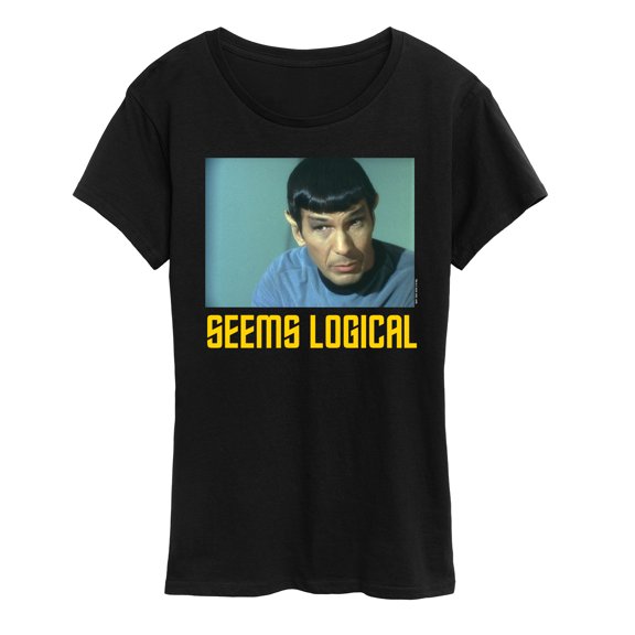 Star Trek - Spock Seems Logical - Women's Short Sleeve Graphic T-Shirt