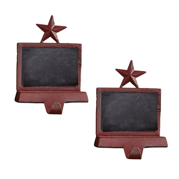 Park Designs Red Chalkboard Stocking Hanger 5"H
