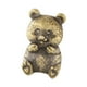 thumbnail image 4 of Figura de oso panda de latón de escritorio pequeño estatua de de panda de animales hechos a mano para decoración de dormitorios, 4 of 9