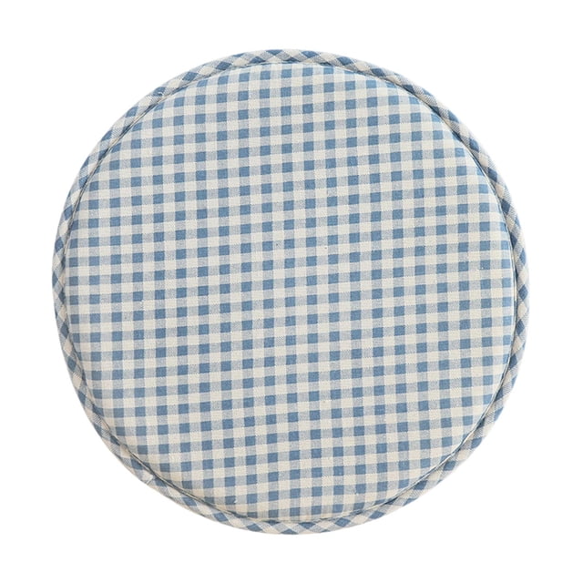 Cojines redondos para silla Colamx taburetes portátiles azul 33 cm x 2,3 cm