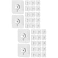 thumbnail image 6 of MLINS 40 pcs Self Adhesive Hooks Heavy Duty Door Wall Adhesive Wall Hooks for Hanging Pictures, 6 of 8