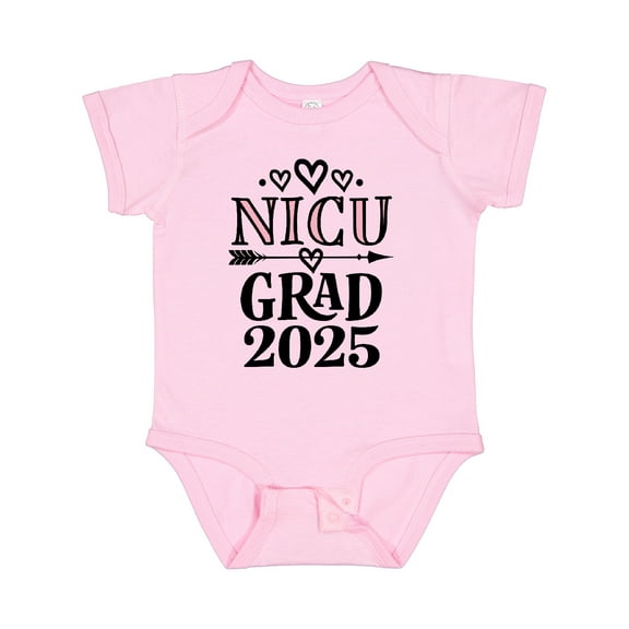 Inktastic Nicu Graduate 2025 Baby Girl Girls Baby Bodysuit