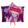 thumbnail image 2 of My Hero Academia Himiko Toga Wearable Blanket Cloak Arctic Velvet Hooded Blanket Soft Fuzzy Hoodie Blanket Cape for Adults Kids 60"x80", 2 of 8