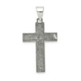 thumbnail image 3 of Sterling Silver Antiqued & Textured Crucifix Pendant, 3 of 3