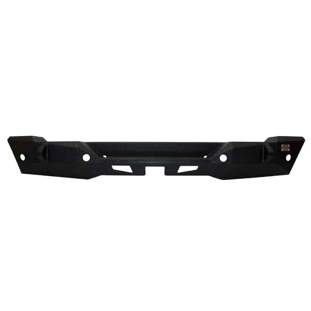 Fits 2018-2023 Jeep Wrangler JL Fishbone Offroad Bumper FB22089 Mako; Direct Fit; Mid-Width; Mounting Hardware Included; With 2 D-Rings; Powder Coated; Black; Steel