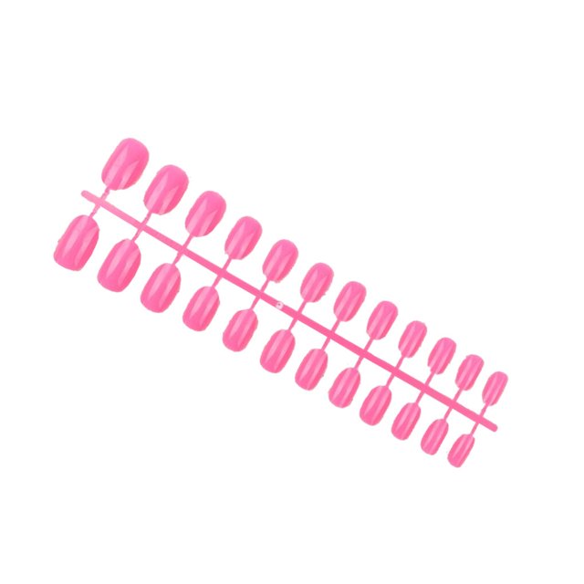 Nail Art Delicate Removable Artificial Tips Extension Nails Round Fingernails Fashion Wraps Manicure Tools Decoration for Girls Type 14