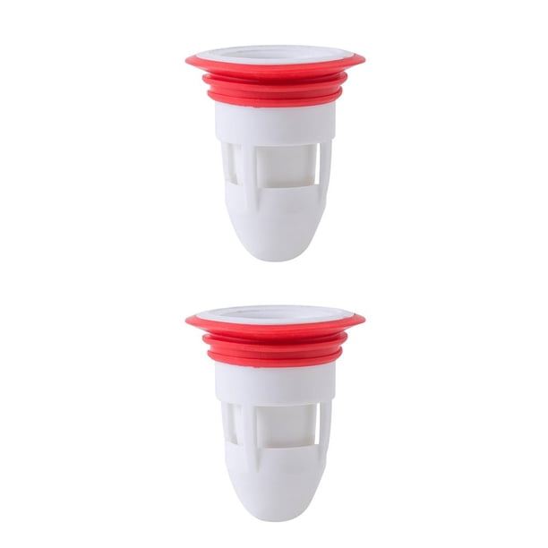 Naiovety Núcleo de drenaje de suelo de silicona, desodorante desmontable, accesorios para el hogar, tapón para fregadero de alcantarillado, repelente de Blanco 2piezas Naiovety CBP137719