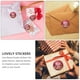 thumbnail image 3 of unbranded 500Ud Stickers Autoadhesivos De Papel Rojo Gracias Para Decorar Sobres Y Embalajes, 3 of 8