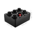 thumbnail image 2 of Homoyoyo Adjustment Resistance Box for Laboratory Electrical Experiments Black Variable Resistance Box, 2 of 8