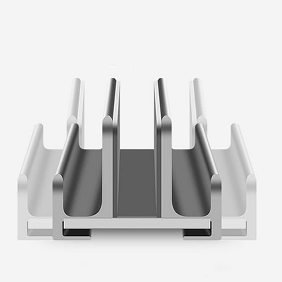 ROSENICE 1Pack Ergonomic Vertical Laptop Holder Stand with Silicone for Workplace