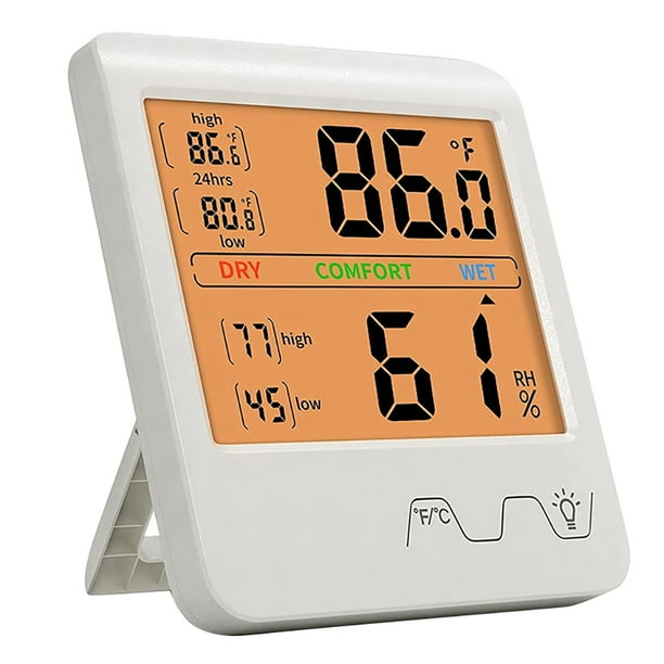 ZALAGA Hygrometer Indoor Thermometer Temperature and Humidity with
