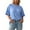 Blue, variant on Letdown Summer Shirts 2026 Womens Solid Color T Shirts for Women Loose Oversized Tops Basic Tee Crew Neck Drop Shoulder Casual Relaxed Fit Top