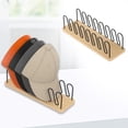 thumbnail image 1 of Organizador de sombrero para gorros de béisbol de escritorio para la entrada de la habitación de la habitación en casa, 1 of 8