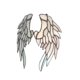 thumbnail image 1 of Fiudx Carillón de Viento con Alas de Ángel, Hermosos Detalles de Cristal, Cuentas de Vidrio de Colores, Versátil para Escaparates, Regalo Conmemorativo, Decoración Del Hogar, Plumas Moradas, Tamaño 3, 1 of 1