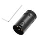 thumbnail image 1 of Conector Adaptador Soldadura Audio Micrófono 3 Pines, 1 of 4