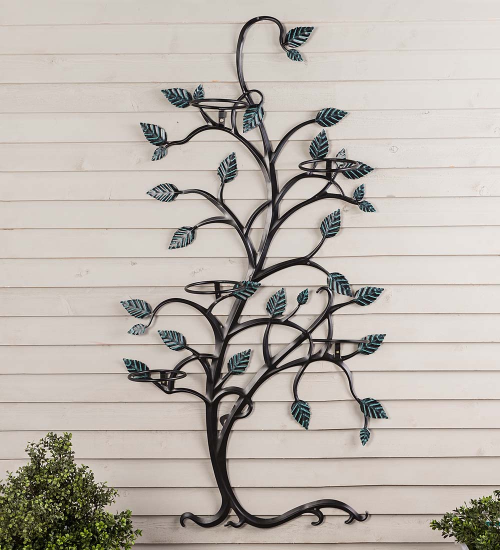 Hanging Tree Trellis with Pot Holders
