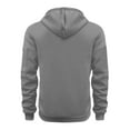 thumbnail image 5 of TOWED22 Mens Zip Up Hoodie Long Sleeve Fleece Casual Hooded Sweatshirts Athletic Full Zip Jacket with Pockets(Light Gray,M), 5 of 8