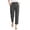 7# Dark Gray, variant on Women's Dress Capri Pants Pull On High Rise Regular Fit Ankle Length Petite Tapered Leg Casual Pant Red 2XL