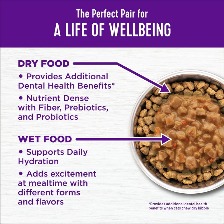 Wellness Complete Health Adult Dry Cat Food, Natural, Wholesome Grains  Kibble, Chicken Recipe, 5 lb Bag