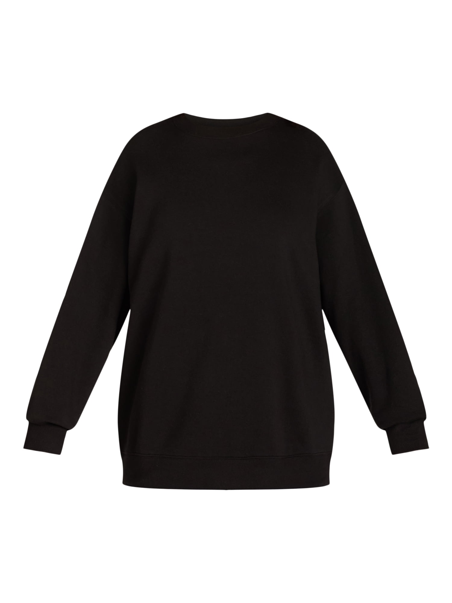Fleece Oversized Sweatshirt with Long Sleeves, Women’s