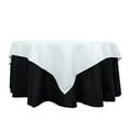 thumbnail image 2 of Balsa Circle 70 x 70 in White Premium Polyester Square Tablecloth Party Events Reception Decorations Supplies, 2 of 5