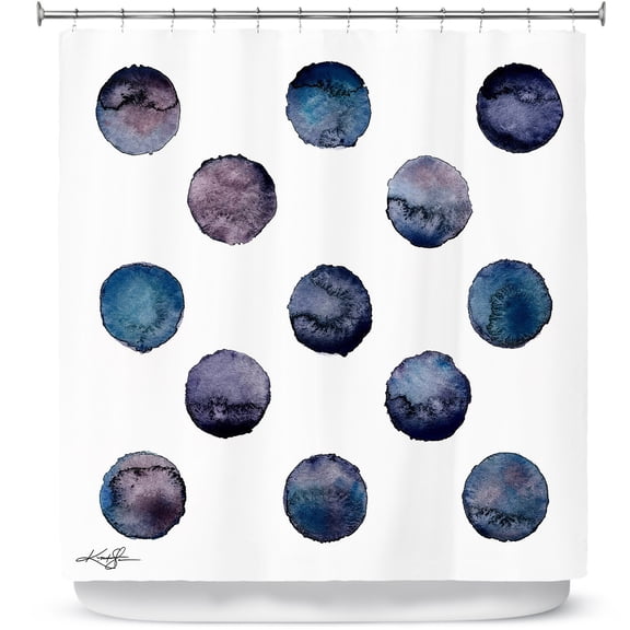Shower Curtains 70" x 93" from DiaNoche Designs by Kathy Stanion - Circle Joy 2