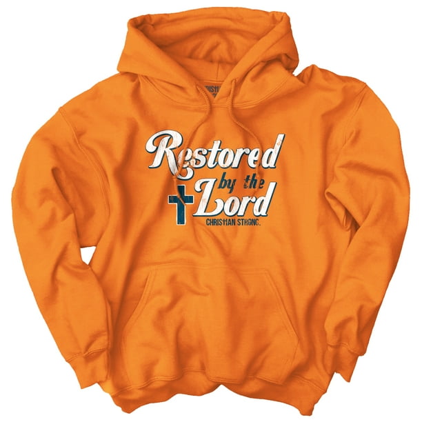 Brisco Brands Jesus Hoodies Sweat Shirts Sweatshirts Restored By Lord Christian Religious