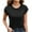 Black, variant on Yellow L WIZUTIZ Going Out Tops for Women Holiday Saving Plus Size Tshirts Short Sleeve Lightweight Cotton Soft Ladies Blouse Loose Fit Solid Tops Casual Summer-Beach T-shirt Flowy Plain Round Neck S