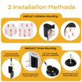 thumbnail image 5 of ROSYNEY Door Stopper, No Drilling Magnetic Door Stop with Adhesive Tapes, Door Holder Keep Door Open, Black, 5 of 7